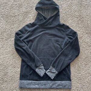 Lululemon Runaway Fleece Hoodie Gray/Black Size‎ 8